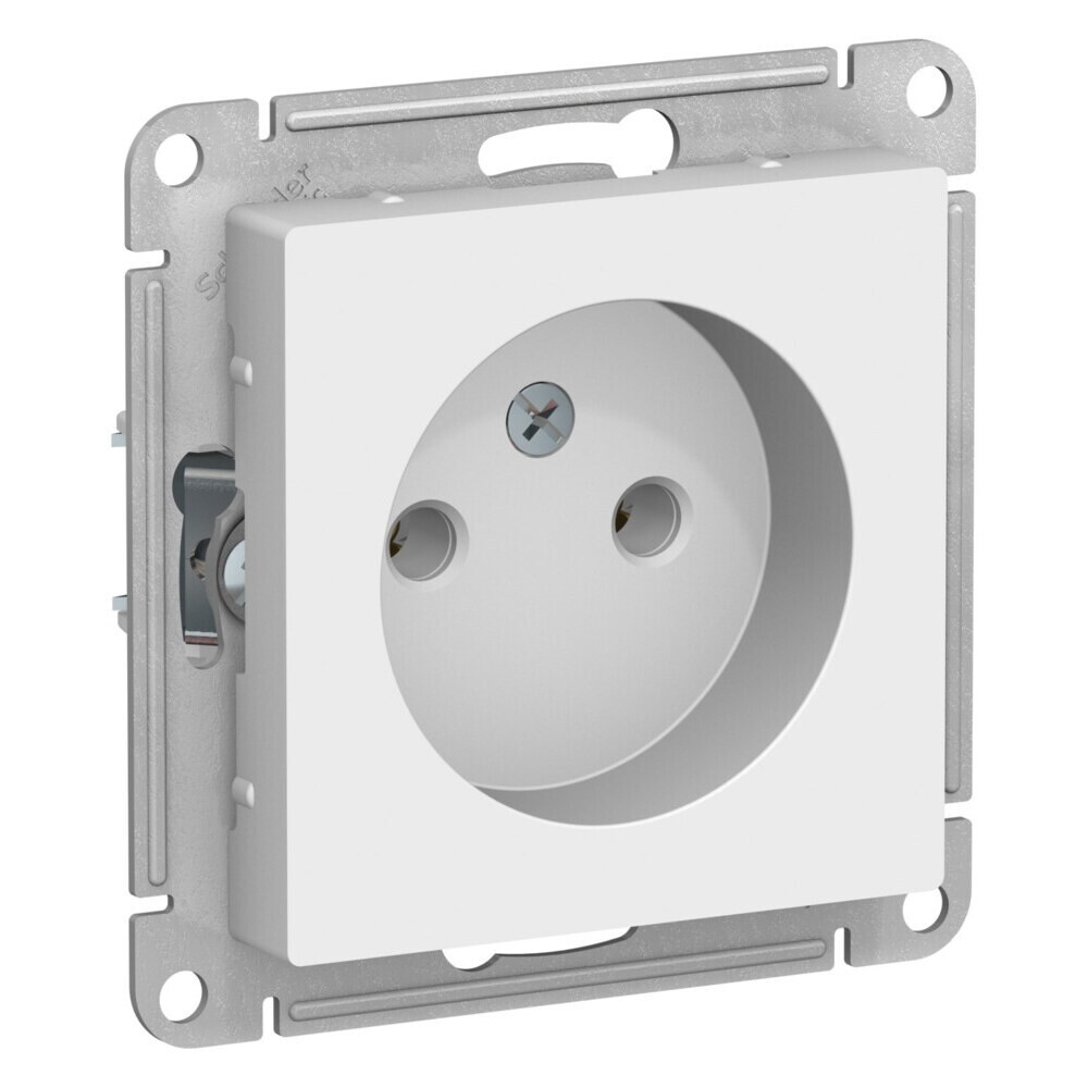 

Розетка Systeme Electric AtlasDesign встраиваемая лотос (ATN001341), Белый