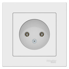 Розетка Systeme Electric AtlasDesign встраиваемая лотос (ATN001340) - фото 2