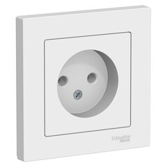 Розетка Systeme Electric AtlasDesign встраиваемая лотос (ATN001340) - фото 1