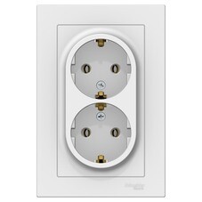 Розетка Systeme Electric AtlasDesign встраиваемая лотос (ATN001324)