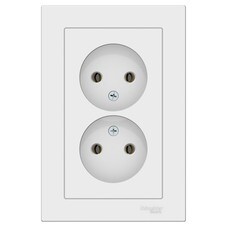 Розетка Systeme Electric AtlasDesign встраиваемая лотос (ATN001320)
