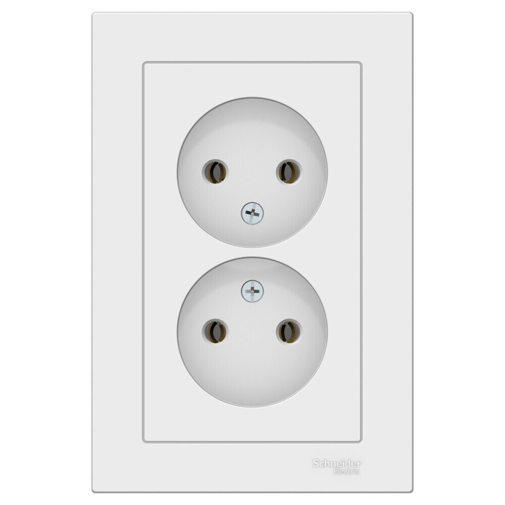 

Розетка Systeme Electric AtlasDesign встраиваемая лотос (ATN001320), Белый