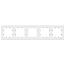 Рамка Systeme Electric AtlasDesign пятиместная лотос (ATN001305)