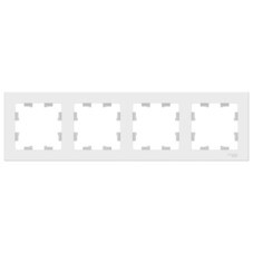 Рамка Systeme Electric AtlasDesign четырехместная лотос (ATN001304)