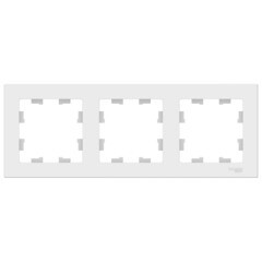 Рамка Systeme Electric AtlasDesign трехместная лотос (ATN001303)