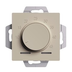 Терморегулятор для теплого пола Systeme Electric AtlasDesign встраиваемый песочный (ATN001235)