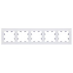 Изображение товара Рамка Systeme Electric AtlasDesign Nature пятиместная белая (ATN330105)