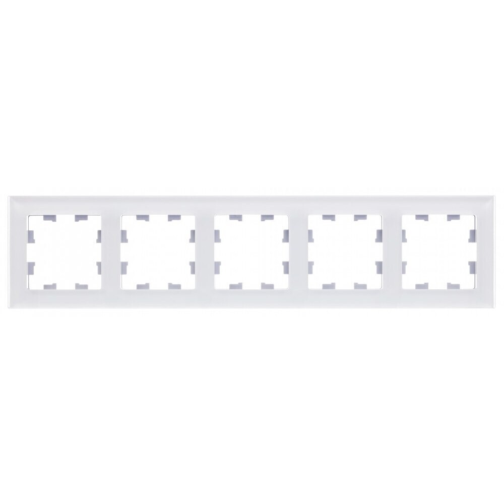 

Рамка Systeme Electric AtlasDesign Nature пятиместная белая (ATN330105), Белый