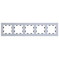 Изображение товара Рамка Systeme Electric AtlasDesign Nature пятиместная алюминий (ATN320305)