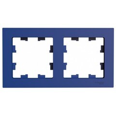 Изображение товара Рамка Systeme Electric AtlasDesign двухместная аквамарин (ATN001102)