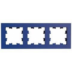 Изображение товара Рамка Systeme Electric AtlasDesign трехместная аквамарин (ATN001103)