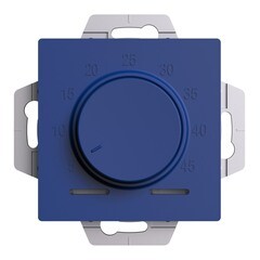 Изображение товара Терморегулятор для теплого пола Systeme Electric AtlasDesign встраиваемый аквамарин (ATN001135)