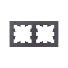 Рамка Systeme Electric AtlasDesign двухместная мокко (ATN000602)
