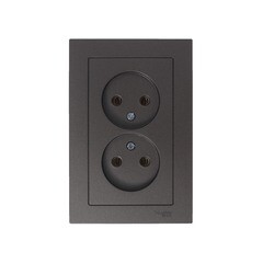 Изображение товара Розетка Systeme Electric AtlasDesign встраиваемая мокко (ATN000620)