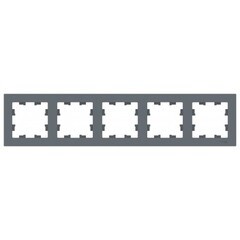 Изображение товара Рамка Systeme Electric AtlasDesign пятиместная грифель (ATN000705)