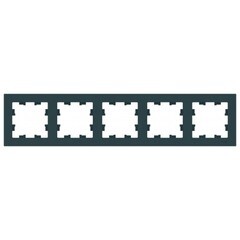 Изображение товара Рамка Systeme Electric AtlasDesign пятиместная изумруд (ATN000805)