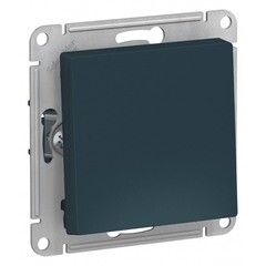 Изображение товара Переключатель Systeme Electric AtlasDesign одноклавишный встраиваемый изумруд (ATN000871)