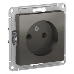 Изображение товара Розетка Systeme Electric AtlasDesign встраиваемая сталь (ATN000941)