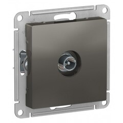 Изображение товара Розетка телевизионная Systeme Electric AtlasDesign встраиваемая сталь (ATN000991)