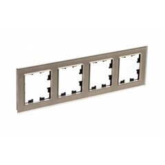Изображение товара Рамка Systeme Electric AtlasDesign Nature четырехместная шампань (ATN320504)