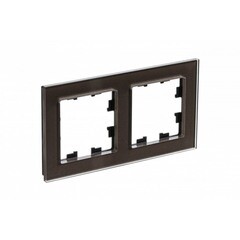 Рамка Systeme Electric AtlasDesign Nature двухместная мокко (ATN320602)
