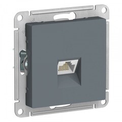 Розетка компьютерная Systeme Electric AtlasDesign встраиваемая грифель RJ45 (ATN000786)