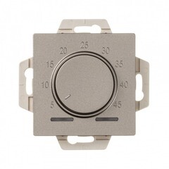 Изображение товара Терморегулятор для теплого пола Systeme Electric AtlasDesign встраиваемый шампань (ATN000535)