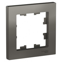 Изображение товара Рамка Systeme Electric AtlasDesign одноместная сталь (ATN000901)