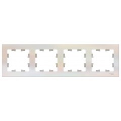 Изображение товара Рамка Systeme Electric AtlasDesign четырехместная жемчуг (ATN000404)