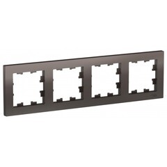 Изображение товара Рамка Systeme Electric AtlasDesign четырехместная мокко (ATN000604)
