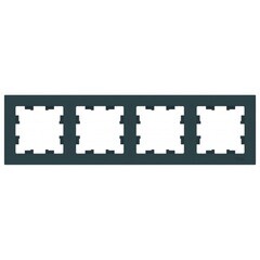 Изображение товара Рамка Systeme Electric AtlasDesign четырехместная изумруд (ATN000804)