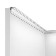 Изображение товара Плинтус потолочный из экополимера ударопрочный 20х20х2000 мм Artiva RT021