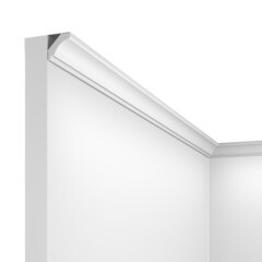 Плинтус потолочный из экополимера ударопрочный 20х20х2000 мм Artiva RT022 - фото 1