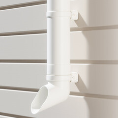 Колено стока Docke Premium пластиковое d85 мм пломбир RAL 9003 - фото 2