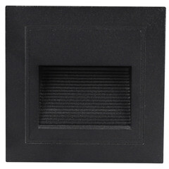 Подсветка для лестниц встраиваемая светодиодная черная 5 Вт 4200К IP65 Arte Lamp Piazza (A7325IN-1BK) - фото 1