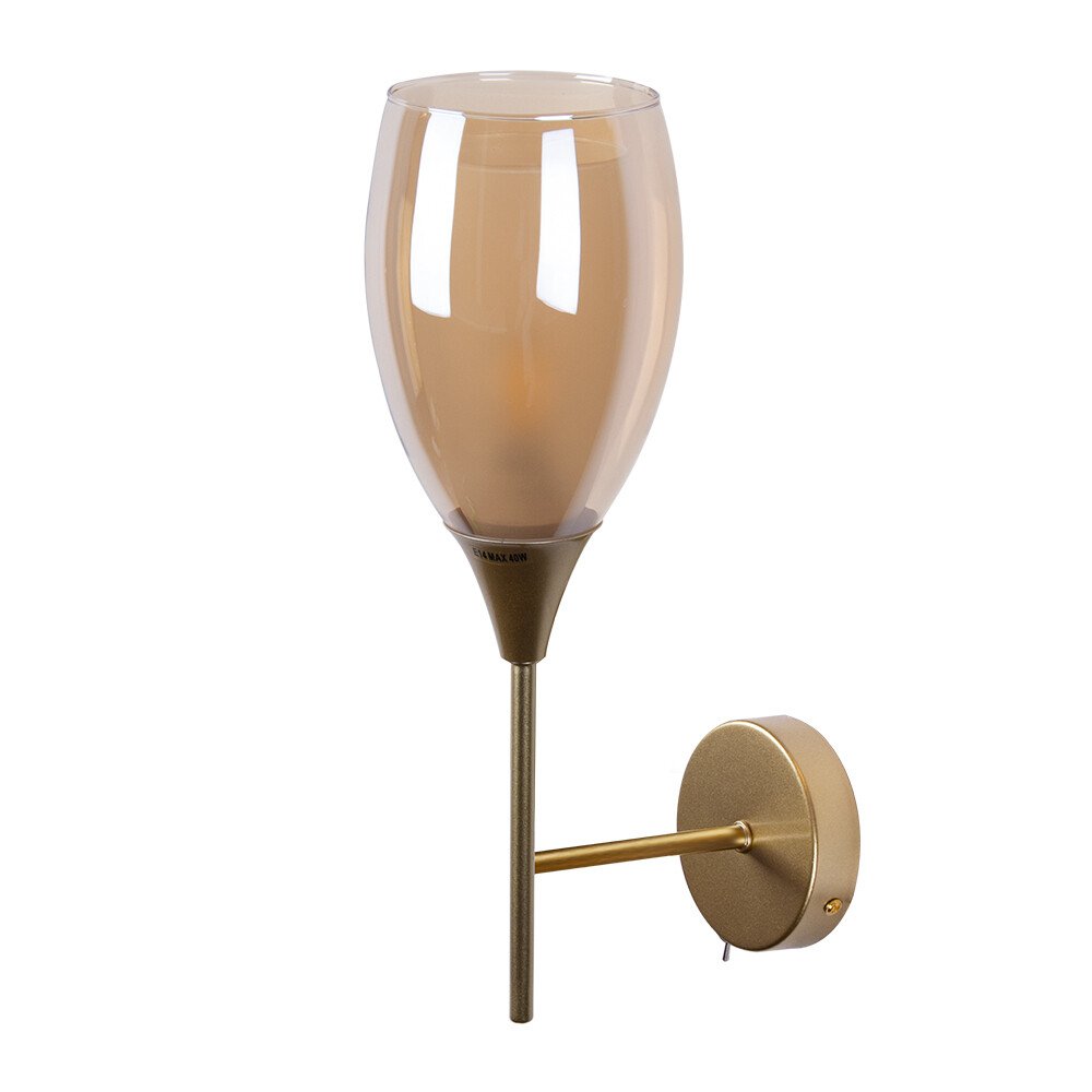 

Бра Arte Lamp Barry E14 40 Вт 220 В золото IP20 (A7951AP-1GO)
