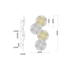 Бра Arte Lamp Ajour светодиодное 12 Вт 220 В медь 4000К IP20 (A1258AP-4PB) - фото 2