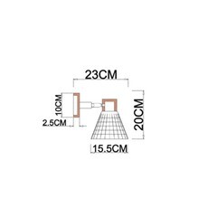 Бра Arte Lamp Meleph E27 60 Вт 220 В бежевое IP20 (A4096AP-1BR) - фото 2