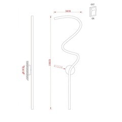 Бра Arte Lamp NOEMI светодиодное 18 Вт 220 В золото 4000К IP20 (A2099AP-24GO) - фото 2