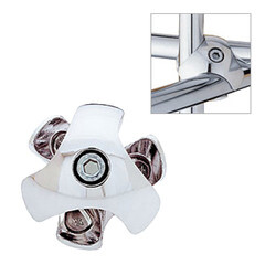 Держатель краб для трех труб к системе Joker d25 мм хром - фото 4