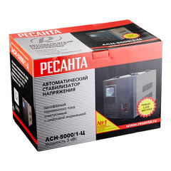 Стабилизатор напряжения Ресанта АСН-5000/1-Ц однофазный 220 В 5 кВт переносной - фото 2
