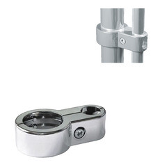 Соединитель для двух труб к системе Joker 50/25 мм хром - фото 3