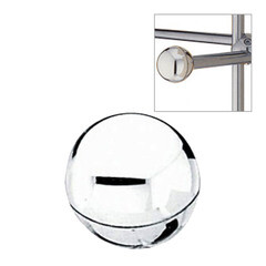 Заглушка внешняя пластиковая для труб к системе Joker d25 мм шар хром - фото 2