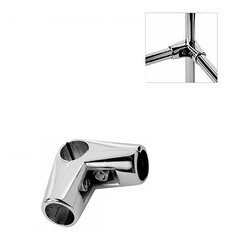 Соединитель угловой для трех труб к системе Joker d25 мм усиленный хром - фото 4