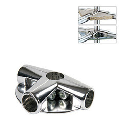 Соединитель Т-образный для пяти труб к системе Joker d25 мм с площадками хром - фото 3