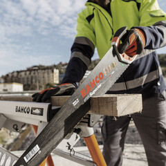 Ножовка по дереву Bahco 550 мм 9-10 зуб/дюйм средний зуб - фото 7