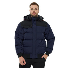 Куртка мужская утепленная Delta Plus Randers 52 рост 172-180 см темно-синяя/черная - фото 1