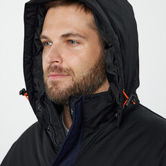 Куртка мужская утепленная Delta Plus Randers 52 рост 172-180 см темно-синяя/черная - фото 7