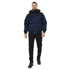 Куртка мужская утепленная Delta Plus Randers 54 рост 180-188 см темно-синяя/черная - фото 3