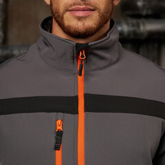 Куртка рабочая Delta Plus Lulea 2 56-58 рост 180-188 см серая/оранжевая - фото 16